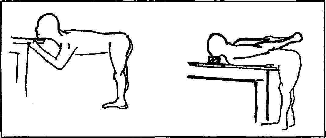 Illustration portraying half uttanasana